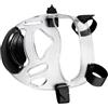 JEWEDECO Casco Protettivo per Taekwondo e Kickboxing in Plastica Temperata Ampia Protezione del Viso e Non Limita L'udito per Nelle Arti Marziali