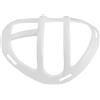 BESPORTBLE Maschera Protettiva per Taekwondo e Boxe in Abs Bianco Griglia Staccabile per Adulti, Design Monkey Style per Protezione Facciale e Respirazione Libera