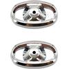Drawup Coperchio laterale per mulinello da pesca in metallo per mulinelli Daiwa per lt - Parte di ricambio per tappo pillola Grip grigio 18,5 mm (grigio 1 pz)