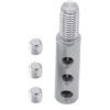 FortunateSweet Tappo a sfera per cavi in acciaio inossidabile per macchine da palestra, per terminali filettati M10, 5 mm, 6 mm, per fune metallica Lat Pulldown Home Gym (M-12)
