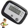 Genérico Contapassi compatto, per camminate, calorie e calorie, display LCD digitale Plainterie Producetry, contapassi multifunzione con clip, per sport all'aria aperta, uso quotidiano, fitness