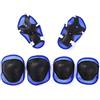 Annadue Set di 7 Pezzi di Equipaggiamento Protettivo per Bambini con Casco Regolabile, Ginocchiere, Gomitiere e Polsiere per Pattini a Rotelle, Scooter, Ciclismo - Assorbimento degli Urti, (rosso)