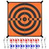 harayaa Trampolino Centro Gioco Freccette Giocattolo Palle Appiccicose con Numero Funzione Allenamento Motricità Tessuto E Lattice Adatto a Bambini Adulti Gioco Esterno Casa
