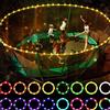MISNODE Luci a LED per trampolino, 12 m, con telecomando, impermeabili, luci LED per trampolino, 16 colori cangianti, batteria non inclusa