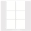 HomeVortex Piastrelle in feltro per bersaglio per freccette, 60 x 60 cm, per ridurre il rumore, per sale giochi, colore bianco (600 x 600 x 12 mm)