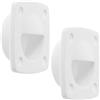 SHINEOFI Maniglia Design Marina Incassata Bianco Porte in Nylon per Set 2 Pezzi Presa Antiscivolo Minimalista Cabina Barca per Boccaporti e Cassetti