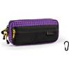 QuivyLivy Marsupio multiuso, borsa da campeggio, borsa per il trasporto di tutti i giorni, piccola custodia per esterni, custodia leggera da escursionismo, organizer impermeabile per attrezzi (viola)