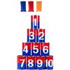 LOVIVER Barattolo Gioco Bambini Lattina Lancio Bersaglio Sacca Tessuto Personaggi Colorati Struttura Resistente Adatto a Giochi, style to 5