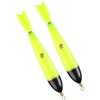 Kelisdi 2Pcs Boe Galleggianti Galleggiante di Pesca di Illuminazione Notturna Luce Galleggiante di Pesca Galleggiante Bastone di Luce di Bagliore per Boe di