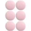 SHINEOFI 6 Pezzi Palline da Tennis Elastiche Rosa per Principianti Femminili, Morbide in Gomma, per Allenamento Indoor e Outdoor, Facili da Trovare e Giocose