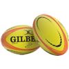 Gilbert Orion - Pallone da rugby, misura 5, colore: Giallo fluo e arancione