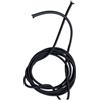 FortunateSweet Corda elastica per canottaggio, 4 metri, resistente, per attrezzature da fitness, in nylon e lattice, accessorio per allenamento a casa, palestra, 8 mm