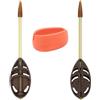 Rengue Gabbia per Esche Method Feeder in Lega di Zinco con Tubo di Plastica Rimovibile Mangiatoia per Pesca Alla Carpa in per Cambi Rapidi dell'esca Lancio Accurato e Rilascio Controllato (60 g)