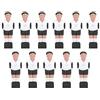 Cyrank 11 Pezzi di biliardino da Uomo, Giocatori di Ricambio per biliardino, Mini Giocatori di Calcio da Tavolo, Accessori da Calcio da Tavolo