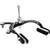SHINEOFI Freno Anteriore per Bicicletta Pieghevole Clamp in Metallo Nero
