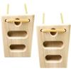Elnwnnkc Legno Hangs Board Avambraccio Esercizio Portatile Arrampicata Training Board Finger Grip Rinforzatore Enduring avambraccio ginnico Finger Grip Rinforzatore