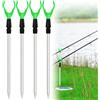 Ianulus 4 pezzi Supporto per Canna da Pesca, Reggi Canna da Pesca, Telescopico
