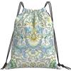 Generic Stampa Borsa Sportiva da Palestra Freedom of London Sacca Sportiva Leggero Zaino Sportivo per Donna Piscina Yoga 36X42Cm