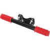 ibasenice Maniglia Posteriore per Seggiolino Bici Bracciolo Antiscivolo per Mountain Bike Adulto Supporto Sicurezza Sedile Bici Rosso con Viti di Fissaggio