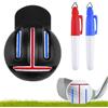 Generic Strumento di allineamento per palline da golf, stencil per mettere e