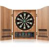 Generic Set di bersagli con mobile, punteggio automatico, 4 display a LED, 12 freccette e 88 punte, 27 modalità di gioco, supporta fino a 16 giocatori per divertenti serate di gioco