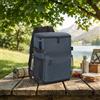 ZUZZEE Zaino refrigerante isolato eco-sicuro, ritenzione del ghiaccio 24 ore su 24, per tessuto resistente all'acqua, comodi spallacci per sport di viaggio (24 L, nero)