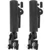 Healeved 2 portaombrelli per Carrello da Golf - Supporto per Ombrello Regolabile con Doppio Morsetto di bloccaggio - Accessori per Carrello, Supporto per Sport all'Aria Aperta, Scooter per