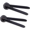 BETOOKY 2 Pezzi Supporto Spioncino per Arco Accessori per Tiro Arco in ABS Nero Dimensioni Portatili Composito