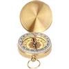 Naroote Bussola in Rame Luminoso Attrezzatura di Sopravvivenza Stile Vintage per Campeggio Avventura Portatile All'aperto 50 Mm