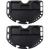 CORHAD Vassoio Multi-griglia Bici a Design in PC Pezzi e Nero o Riparazione 2 Mountain Bike e Bici Pieghevoli, per Officina Garage Capanno