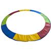 Xoeryoy Cuscinetto di Sicurezza per Trampolino, Copertura a Molla Imbottita, Design ad Anelli Colorati, Adatto a trampolini Rotondi da 10 Piedi