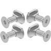 Beatifufu Set 4 Pezzi Viti M6 in Acciaio Inossidabile Dadi a T per Montaggio Hydrofoil, Compatibili Foil, Installazione Facile per Surf ad Alta velocità