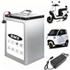 HJGHY Batteria per Scooter da 48 V 25 Ah 35 Ah 40 Ah 50 Ah, Batteria per Moto elettrica da 48 Volt con Caricabatterie per Triciclo/Veicolo a Quattro Ruote,48v25ah