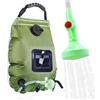POAHNCU Doccia da Campeggio, Solar-Heated Camping Shower Bag - Portable Bath, Suitable for Outdoor Travel, Climbing, Hiking, Beach And Swimming per Escursionismo,Viaggi,Auto