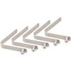 alloneslife 5Pcs Tenda Pali Clip Tubo Pin Molla Clip a V Fibbia a Molla per Kayak Paddle Regolabile Accessori Attrezzatura da Campeggio Kayak Paddle Snapping Clip