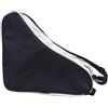 FUANA Oxford - Borsa per pattini a rotelle con cinghia regolabile, per pattinaggio su ghiaccio di grande capacità, per adulti, hockey in linea, pattini di figura per adulti, colore nero