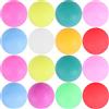 iplusmile 150 Pezzi Palline da Ping Pong Colorate in Pp 40mm, Facili da Usare e Riutilizzabili, per Progetti Artistici e Feste di Natale, Design Tondo e Colorato