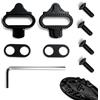 Lethra Tacchetto per pedali SPD, tacchetti di ricambio per pedali ad alte prestazioni, a rilascio singolo, compatibili con pedali shimano SH51 SH56 per ciclismo indoor e mountain bike