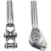 Drawup Set di guide per canna da pesca in acciaio inox, anello a rullo per barca a traina, resistente alla riparazione della punta 6,5 cm (8#)