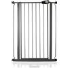 Safetots Cancelletto di Sicurezza Extra Alto in Metallo con Chiusura a Pressione, 81,4cm - 89cm, Grigio Ardesia, 104cm di Altezza, Cancelletto per Scale Extra Alto, Cancelletto per Bambini Alto