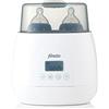 Alecto BW700TWIN - Scaldabiberon doppio - Senza BPA - Sterilizzatore - Tempo di riscaldamento preimpostato - Bianco
