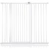 Bettacare Cancelletto Child & Pet per Bambini e Animali, 120.3cm - 127.9cm, Bianco, Cancelletto Extra Alto con un'Altezza di 104cm, Cancelletto per Bambini e Barriera per Animali Domestici