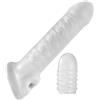 BFLaiCai Manicotto Per Pene Estensore Per Con Anello Per Ingranditore Morbido Elastico Per Estensione Del E Potenziamento Dell'erezione Manopole