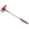 MagiDeal Strumento per massaggio in PVC e silicone per casa, ufficio, viaggi, comodo strumento per massaggio completo del corpo con manico lungo 32 cm per, Testa Bianca
