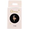 Depesche 11834-053 Charm Flamingo, Ciondolo Placcato Oro per collane, bracciali e Orecchini, Ideale Come Piccolo Regalo