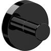 Herzbach LIVING gancio portasciugamani, 30.819000.1.08, LIVING absolute black [Accessori Bagno > Portasciugamani]