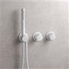 Herzbach MODUL7 rubinetto doccia da incasso con termostatico, 70.701001.1.07, MODUL7 bianco opaco [Rubinetteria Bagno > Rubinetteria Doccia]