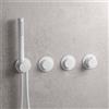 Herzbach MODUL7 PUSH termostatico, per vasca e doccia, 70.702003.1.07, MODUL7 PUSH; MODUL7 bianco opaco [Rubinetteria Bagno > Rubinetteria Doccia]