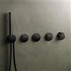 Herzbach MODUL7 PUSH sistema doccia da incasso con termostatico, 70.703003.1.08, MODUL7 PUSH; MODUL7 absolute black [Rubinetteria Bagno > Rubinetteria Doccia]