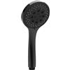 Herzbach LIVING SPA doccetta, 3 tipi di getto, 11.675400.1.08, LIVING SPA; LIVING SPA iX; DEEP absolute black [Rubinetteria Bagno > Doccette / Supporti]
